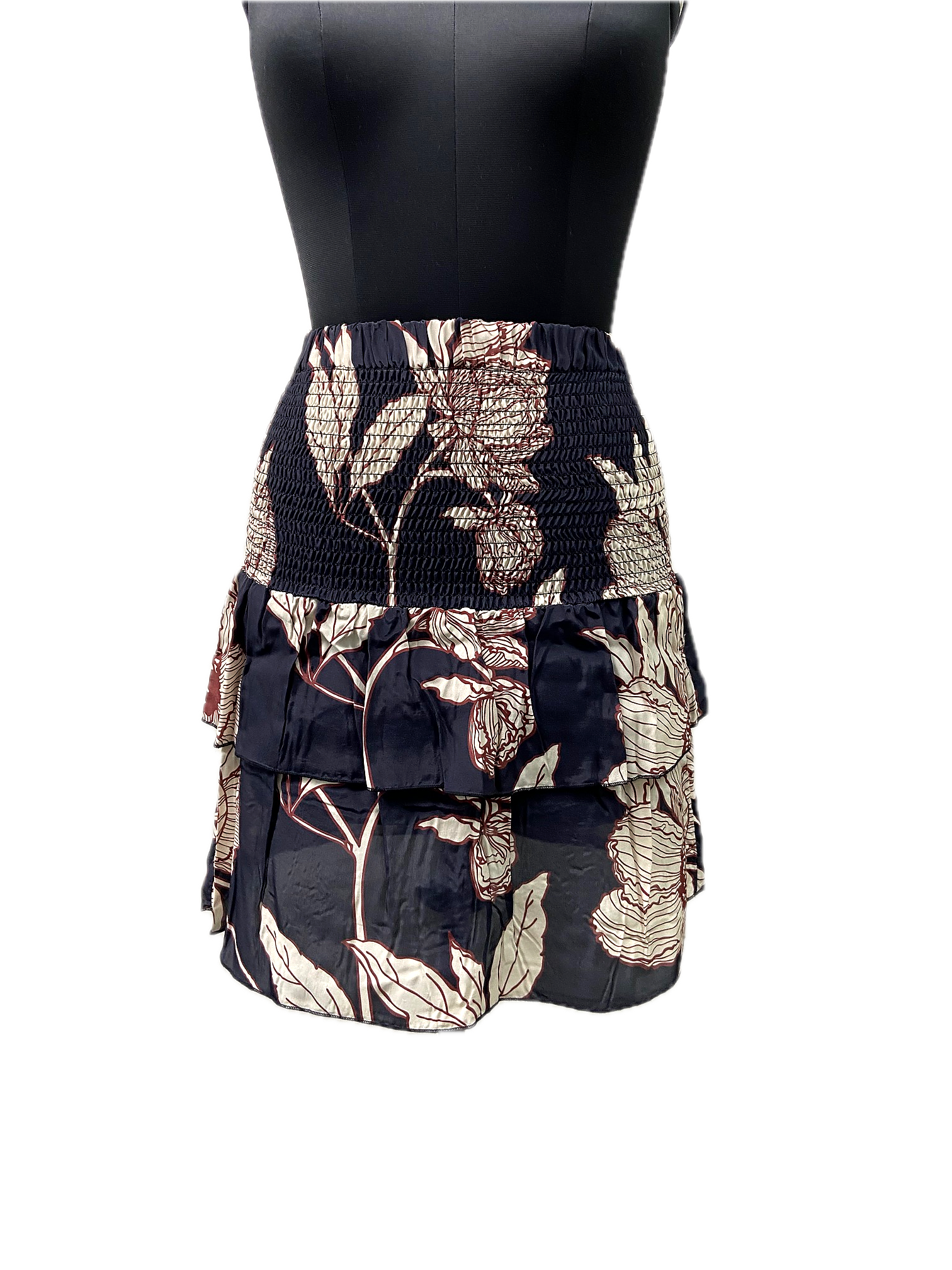 Printed Mini Skirt