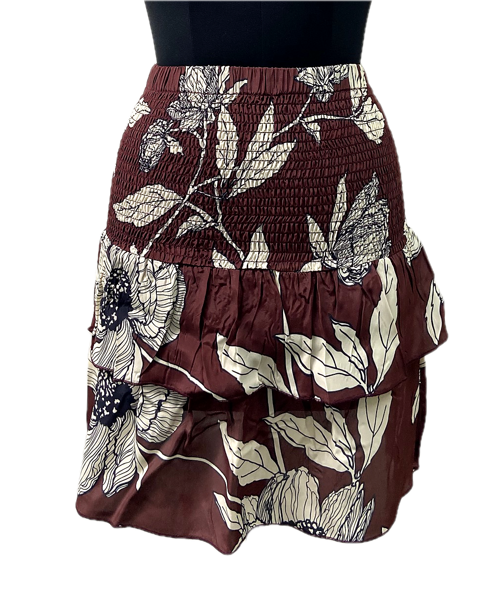 Floral Smocked Skirt