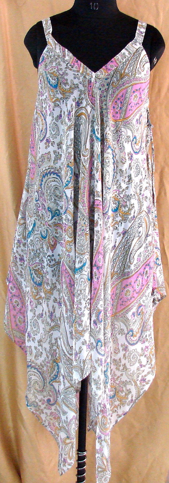 Paisley Handkerchief Dress